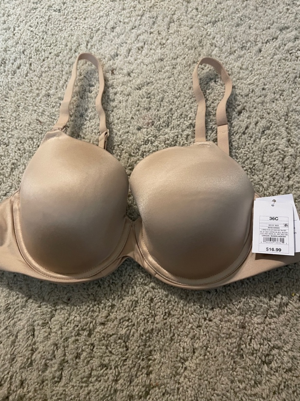 Auden Nude T-Shirt Bra - Smooth Light Beige